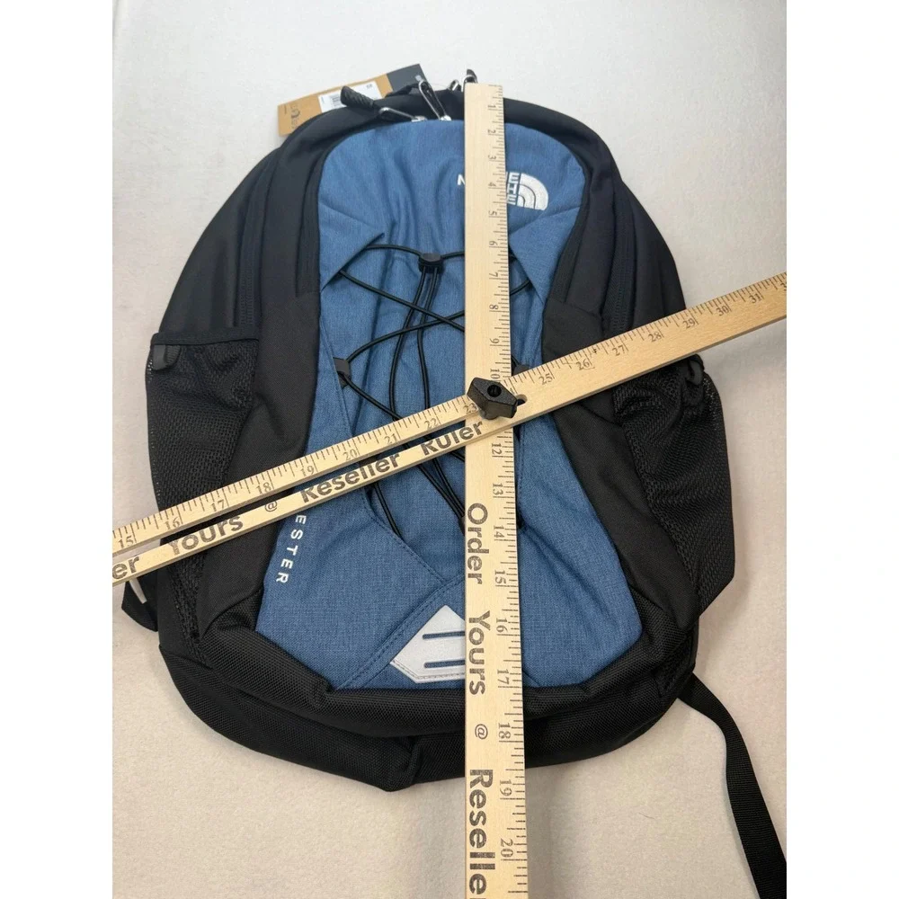 The North Face Jester Backpack Blue Black Laptop Sleeve School Travel New NWT